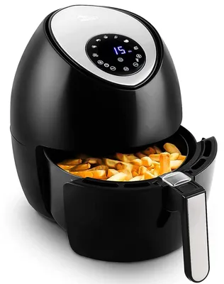 Heißluftfritteuse 4,5 l, digitales Display, 7 Programme, 1500 W