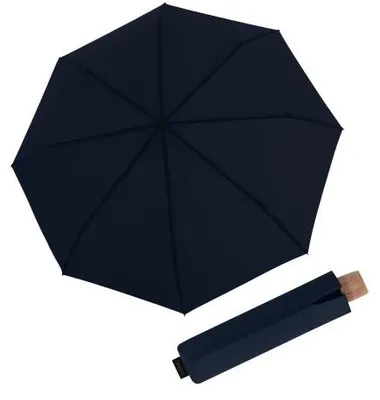 Obrázek produktu pro Knirps Timber manual Navy  - skládací deštník