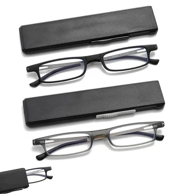Produktbild von Lesebrille +1,75, TR90 Blaulichtfilter, faltbar, schwarz, für Lesen
