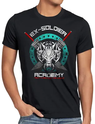 Produktbild von style3 Ex-Soldier Herren T-Shirt final 7 reitvogel sephiroth