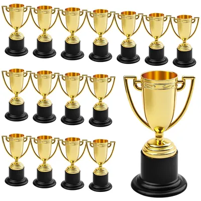 Obrázok produktu pre Sada 16 malých trofejí pre deti, zlatá farba