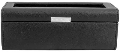 Image de Friedrich23 - Mallette pour montres Bond-Edition fine synthétique 4 montres noir