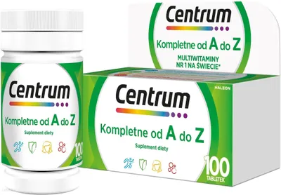 Immagine prodotto di CENTRUM Vitamine e minerali A-Z 100 compresse Salute Vista Ossa forti