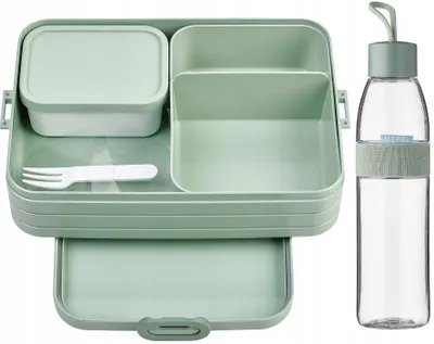Produktbild von Mepal Bento Lunchbox & Ellipse Flasche Nordic Sage