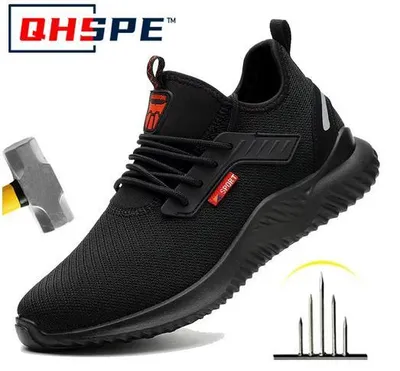 Produktbild von SUADEX Sicherheit Anti-Smashing Schuhe Gr.41 Stahl Kappe Arbeit Schuhe Pannensichere Männer Unzerstörbar Sicherheit Stiefel Atmungsaktiv Arbeit
