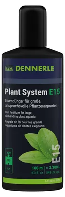 Produktbild von Dennerle Plant System E15, 100 ml - Flüssiger Eisendünger speziell für Wasserpflanzen