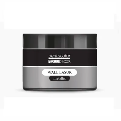 Produktbild von PENTART Wandlasur, Metallic, 150 ml, Silber