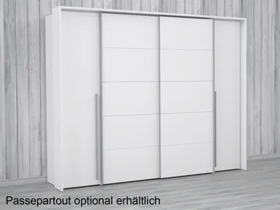Produktbild von möbelando Kleiderschrank Schlafzimmerschrank Klamottenschrank Schrank Nadiya I Weiß