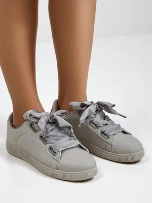 Produktbild von Damen Stoff-Sneakers Etti Grau, leichte Freizeitschuhe, Größe 38