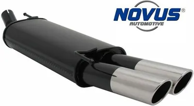Produktbild von Novus Sportauspuff für VW Golf 3 / Golf 4 Cabrio 2x76mm SR-Design