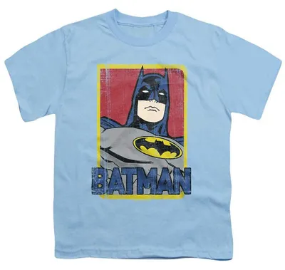 Produktbild von Batman - T-Shirt für Kinder, Ringgesponnene Baumwolle TV37068 (140-146) (Hellblau)