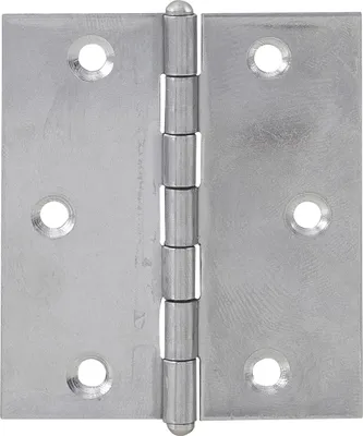 Produktbild von Knopfscharnier leichte Ausführung Scharnier 60 x 50 x 0,9 mm Edelstahl