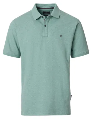 Produktbild von CASAMODA Herren Poloshirt Kurzarm Regular Stretch Piqué Hellgrün 6XL