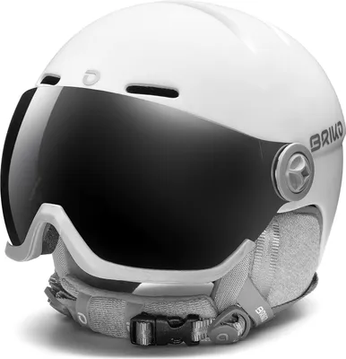Produktbild von BRIKO Damen Skihelm BLENDA VISOR matt white Grösse L Kopfumfang 58-60 cm Neu