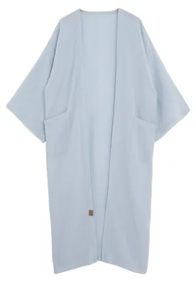 Produktbild von Knit Factory Elva Kimono Lang - Serein Blue - 36/42