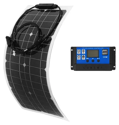 Obrázok produktu pre Flexibilný solárny panel - 25 W - 12 V - monokryštalický - vhodný pre karavany a lode