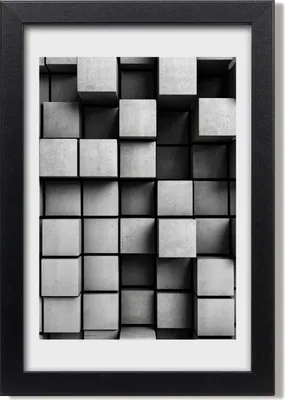 Produktbild von Bild 20x30 MDF-Rahmen, Wandkunst Abstraktion