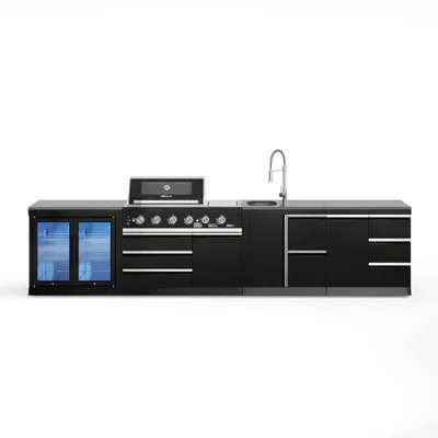 Produktbild von BB-L1 Outdoorküche | 8-Brenner Gasgrill | Cool-Duo | Clean | Prep