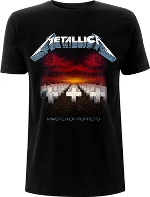 Zdjęcie produktu dla Metallica Master of Puppets Tracks Black L Koszulka