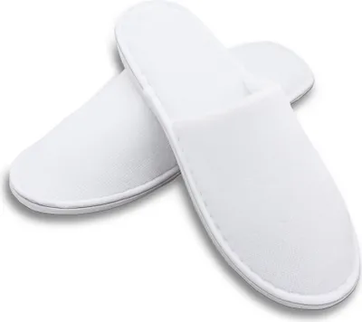 Produktbild von 10er Set Frottierslipper geschlossen, Universalgröße, weiß