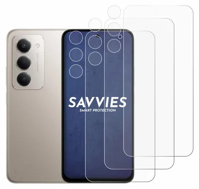 Produktbild von 6x Für Xiaomi Redmi 15 (Display+Kamera) Schutzfolie Savvies Displayschutz Display Schutz Folie Klar Transparent