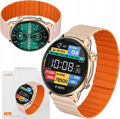 Zdjęcie produktu dla IMIKI TG2 Smartwatch ekran AMOLED 1,43" SMART zegarek rozmowy DO BIEGANIA
