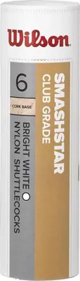 Produktbild von Wilson Smashstar 77 Badmintonbälle Durchsichtig 6 Units Durchsichtig 6 Units