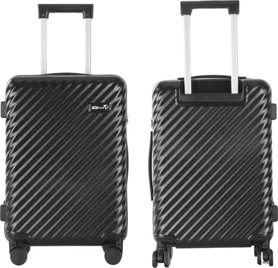 Produktbild von Aga Travel Reisekofferset, Kofferset MR4672 Schwarzv, Hartschale,TSA, 4 Rollen, Reisekoffer, Koffer