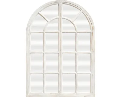 Produktbild von Wandspiegel Fenster Holz weiß 60x90 cm