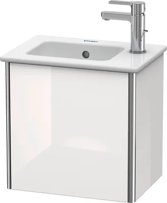 Image de Duravit XSquare Meuble sous-lavabo suspendu, 1 porte butée à droite, 410x400x289mm, XS4170R9292