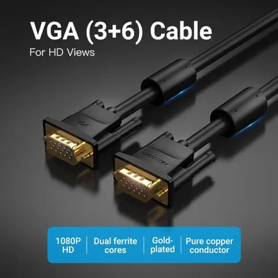 Produktbild von Vention VGA Exklusivkabel 15m Schwarz