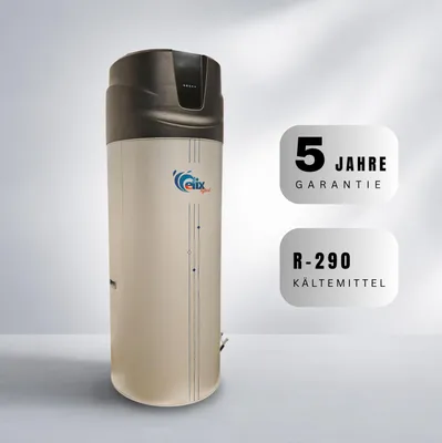 Produktbild von Warmwasserspeicher mit Wärmepumpe R290 Class A+ Elektrospeicher 300 L Elix GM300 WIFI Boiler 300l Modell 2026
