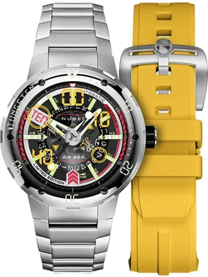 Produktbild von Nubeo NB-6090-11 Herrenuhr Mariner 9 Automatik Limited Edition 50mm 5ATM