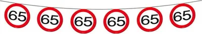 Produktbild von Geburtstagsgirlande Verkehrsschild 65