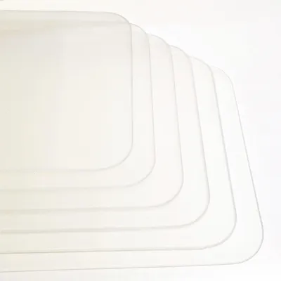 Produktbild von Transparenter Tischset Platzset 6er Set Eckig 28 x 45 cm Transparent matt