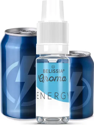 Produktbild von Belissia Lebensmittelaroma Energy - 10ml Hochdosiertes Aroma - Kalorienfrei, Vegan - Für Speisen, Getränke, Shake, Quark, Nebelmaschine, Diffuser uvm.