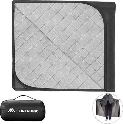 Produktbild von Campingdecke 140x200 cm, Polar Fleece, wasserdicht, faltbar, für Camping