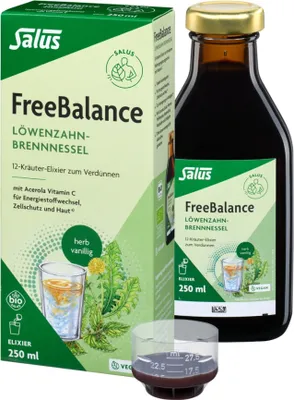 Produktbild von Salus FreeBalance Löwenzahn-Brennnessel Elixier 250 ml