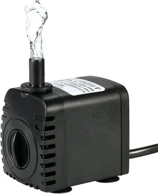 Produktbild von Mini-Tauchpumpe, 600 l/h, Unterwasserpumpe mit 2 Düsen, energieeffiziente Aquarium-Pumpe für Garten, Teich, Brunnen und Wasserspielzeug