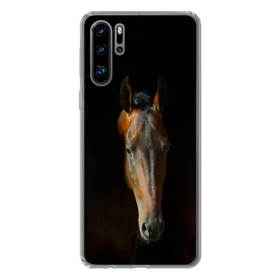 Produktbild von MuchoWow® Handyhülle Schutzhülle Hülle für Huawei P30 Pro Pferde - Tiere - Braun Silikon Softcase Handy Hülle - Schutzdeckel