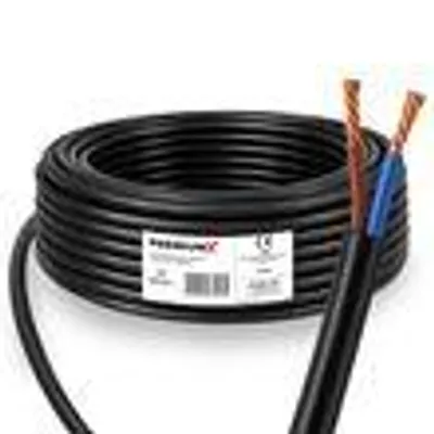 Produktbild von PremiumX Schlauchleitung H05VV-F 2x2,5 mm² 30 Meter flexible Anschlussleitung PVC