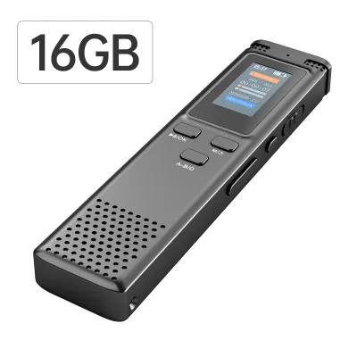 Produktbild von Cyfrowy dyktafon 16 GB, aktywowany głosem, redukcja szumów, odtwarzacz MP3, 72-godzinne nagrywanie