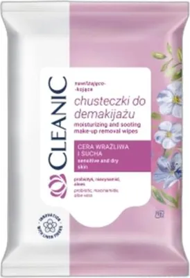 Obrázek produktu pro CLEANIC Ubrousky pro Demac Hydratační a zklidňující ubrousky