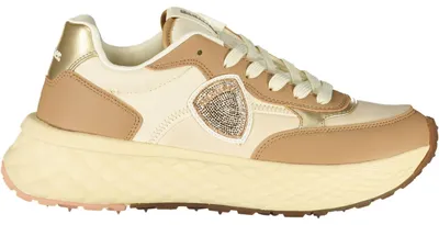 Image de Blauer sneakers pour femme en polyuréthane marron