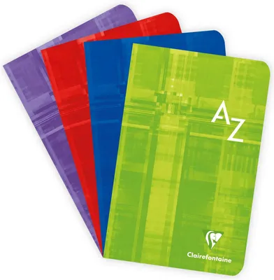 Produktbild von Clairefontaine 10x Registerbuch 11x17 cm, 48 Bl 90g, kariert 5/5 Sortiert 63609C