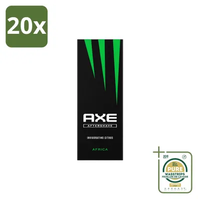 Productafbeelding van 20 x Axe Aftershave Africa - 100 ml - Voorraadpakket - 20 stuks