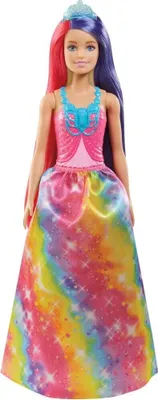 Image de Barbie Dreamtopia La magie de l'arc-en-ciel Poupée princesse, poupée à habiller