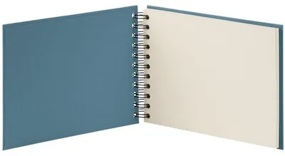 Obrázok produktu pre Rössler S.O.H.O., Modrá, 40 listov, 195 x 145 mm, Väzba so špirálou, Biela, 195 mm