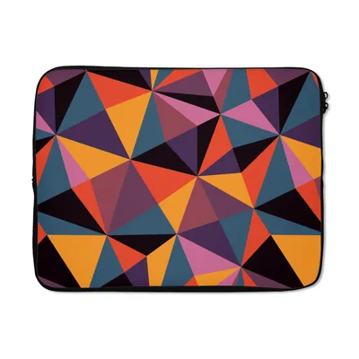 Obrázek produktu pro Pouzdro na notebook 17 palců Geometrie - 3D - Trojúhelník - Vzory Brašna na notebook