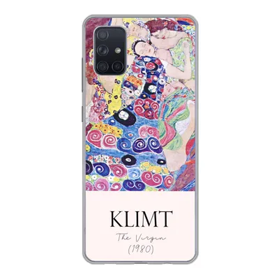 Produktbild von MuchoWow® Handyhülle Schutzhülle Hülle für Samsung Galaxy A71 Malerei - Jugendstil - Gustav Klimt Silikon Softcase Handy Hülle - Kartenbesitzer